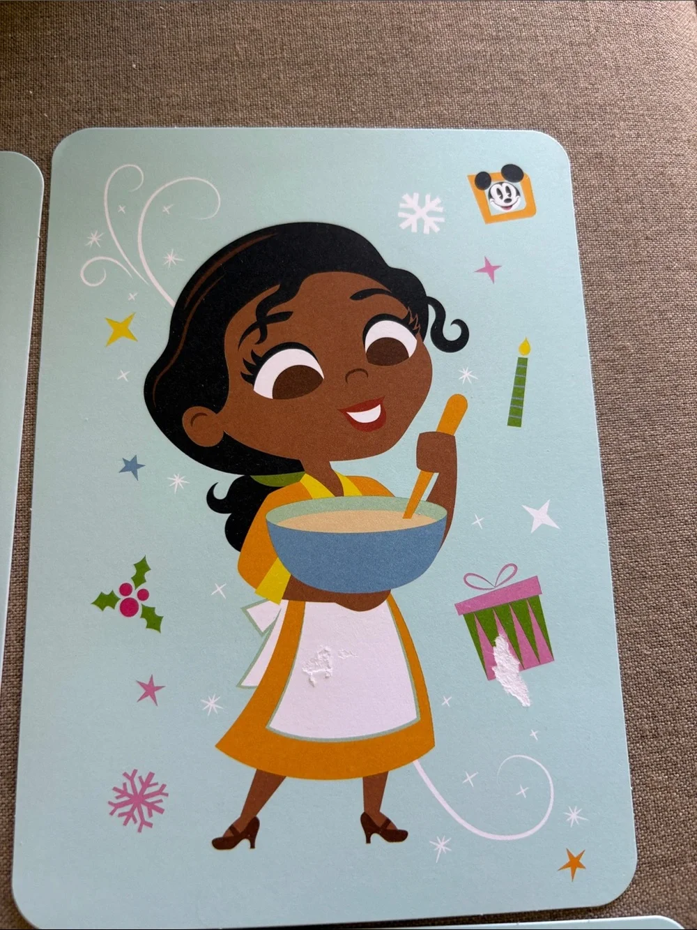 Set of Disney postcard suitable for framing with recipes on the back